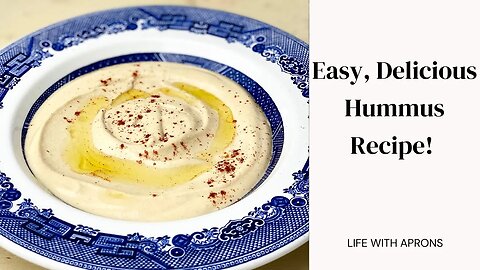 Easy, Delicious Hummus Recipe!