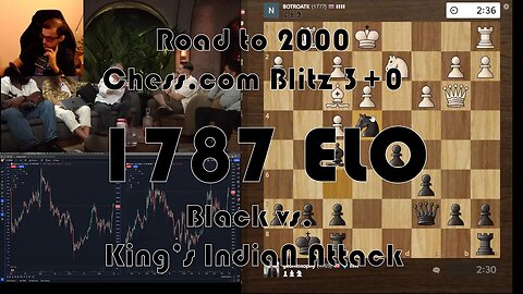 Road to 2000 #111 - 1769 ELO - Chess.com Blitz 3+0 - Black King's Indian Attack