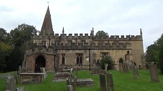 St Anne's Church Graveyard, Baslow Village, Derbyshire UK