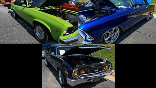 07/01/23 Independence Day Show in Dawsonville GA Chevrolet Nova's #nova #chevynova