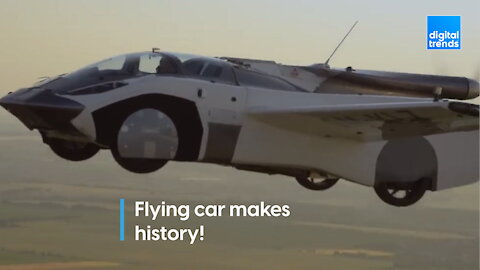 Flying car makes history
