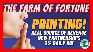 My Farm Of Fortune Strategy 🚀 2% Daily ROI From REAL TRADES! 🔥 Best Team In DEFI❓