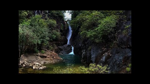 Beautiful Khlong Phlu waterfall - Koh Chang Thailand