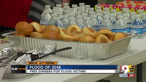 Newtown church hosts free dinners this week for flood victims