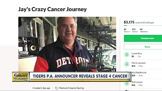 Tigers P.A. announcer reveals stage 4 cancer