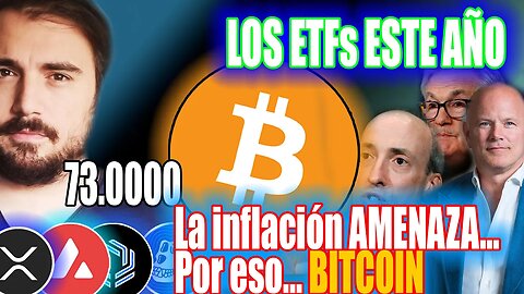 💥BITCOIN a 78K (primera parada) con los ETFs APROBADOS. La INFLACIÓN AMENAZA, Urge BITCOIN