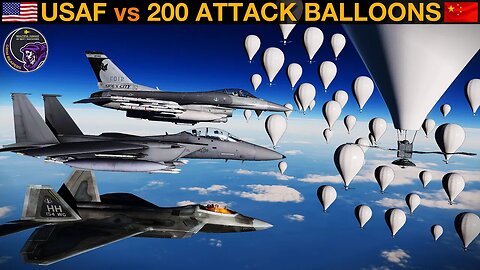 Could USAF Defend US West Coast From 200 Chinese Attack Balloons? (WarGames 119) | DCS