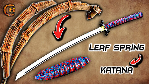 Transforming Leaf Spring 5160 Steel into a Katana Sword