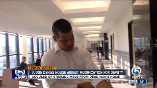 Former PBSO deputy will remain on house arrest