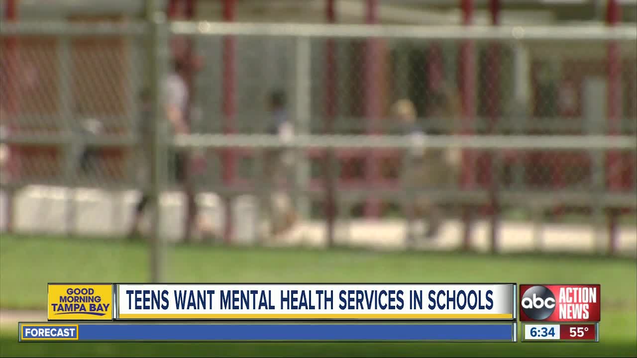 Polk County teens push for better mental health services in schools
