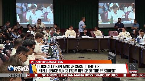 Close ally explains VP Sara Duterte's intelligence funds from Office of the President