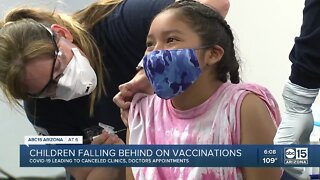 Children falling back on vaccinations