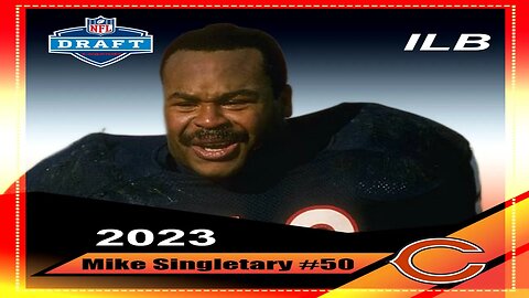 Madden 23 Legend Draft Pick Mike Singletary Creation