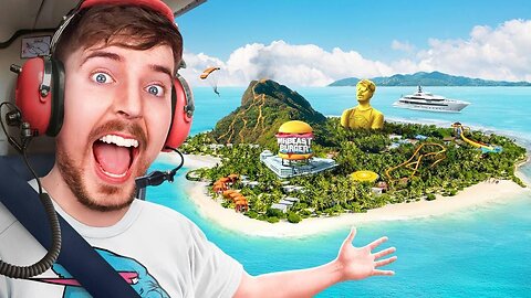 I Gave My 100,000,000th Subscriber An Island #SubscribeNow#MrBeastChallenge#BeastModeOnRumbl