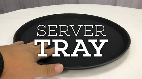 Round Food Service Serving Tray