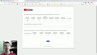 Filling Out Another Stupid Youtube Survey