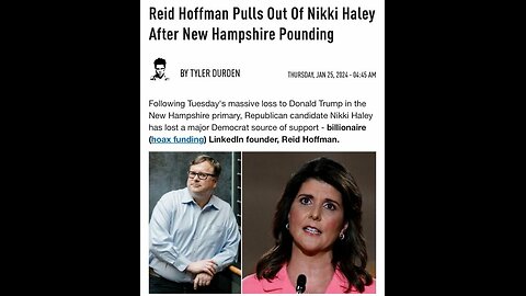 Nikki Haley just LOST her biggest campaign donor!! (She can't continue) 2-28-24 Liberal Hivemind