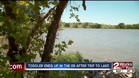 Oklahoma toddler ends up in ER after swimming in Green Country lake