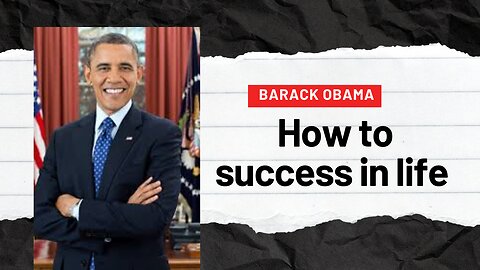Barack Obama motivational speech how to grow in the earth