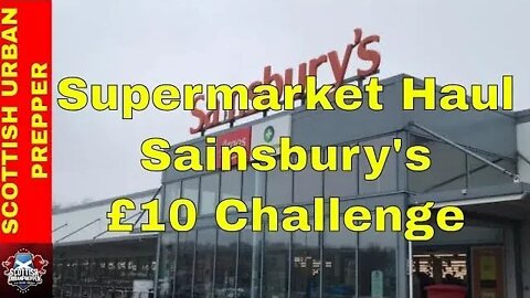 Prepping - £10 Weekly Challenge - Sainsbury’s