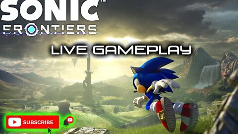 SONIC FRONTIERS GAMEPLAY PT.2 REVIEW (On PC Stream GeForce RTX AMD Ryzen 5000 Series) FYP