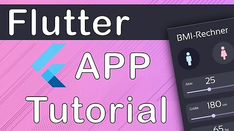 Meine Erste Flutter App 🔴 Flutter Tutorial [Komplett Kurs]