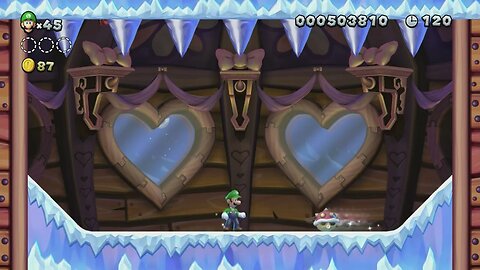 New Super Luigi U - Wendy's Thwomp Castle Boss Fight