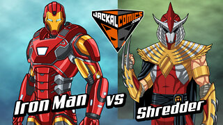IRON MAN Vs. SHREDDER - Comic Book Battles: Who Would Win In A Fight?
