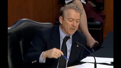 "Waste Time With Your Lying" Sen. Rand Paul Grills Fauci again & again Till Fauci Can't Answer