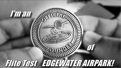 FLITE TEST Edgewater Airpark WORLD OF FLIGHT Founder! - Unboxing My "ENGRAVED STUDIO WALL" Perk
