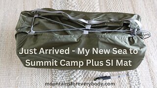 Unpacking My New Sea to Summit Camp Plus SI Sleeping Mat