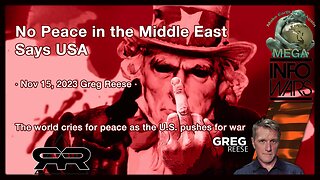 No Peace in the Middle East - Says USA - The world cries for peace as the U.S. pushes for war