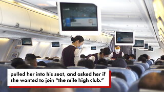 Drunk passenger asked flight attendants to join the 'mile-high club' and then lay on the floor of the plane