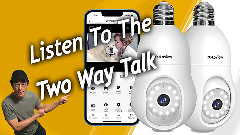 LaView Security Bulb Camera - Quick Look at Two Way Talk, Product Links