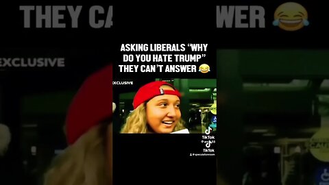 Asking Liberals Why They Hate Trump They Cant Even Answer lol 😂 #facts #life