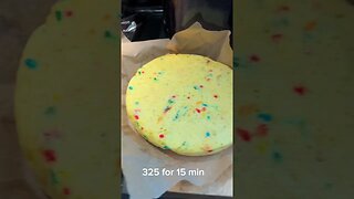 AIR FRYER Funfetti Gluten Free Box Cake #shorts #short