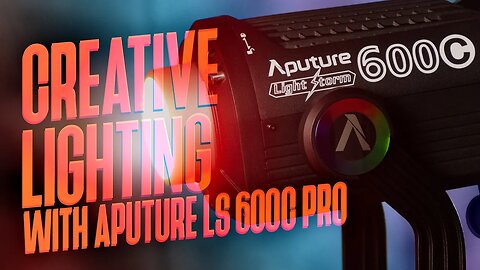 Aputure LS 600c Pro LED light — Creative lighting demo
