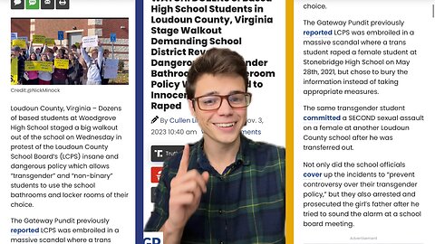 Victor Reacts: There Is Hope For the Youth! High School Students Stage Walkout Over Trans Policies!