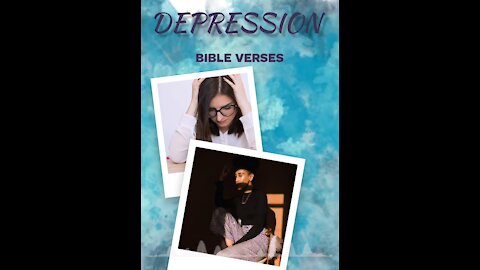 8 Bible verses for DEPRESSION // Scriptures for Depression// Depression Motivation 11 #shorts
