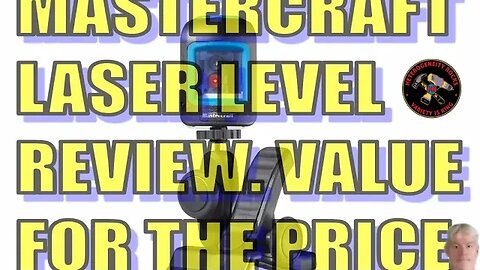 Great tool for carpenter or plumber, laser level review #mastercraft