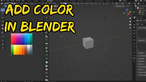 Add Color In Blender 3.2 Tutorial