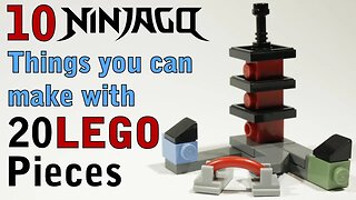 10 Ninjago things you can make with 20 Lego pieces