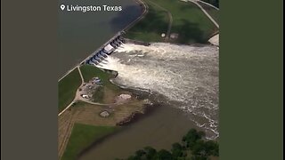 Emergency warning: Lake Livingston Dam spillway is at risk of potential failure