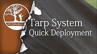 Bushcraft Quick Deployment Tarp Shelter System