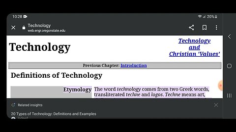 Transliterated Techne Logos