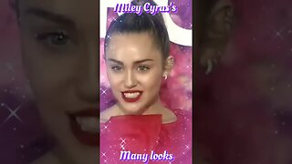 Miley's Cyrus's Many Looks #shorts #shortvideo #beautiful #singer #mileycyrus