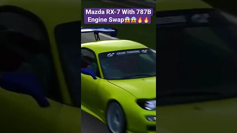 Gran Turismo 7: RX-7 Engine Swap with Mazda 787B, Lit🔥