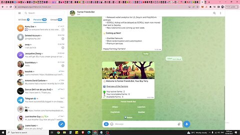 Starknet Airdrop Confirmed. This Is The Only Telegram Bot That Can Automate Starknet Airdrop.