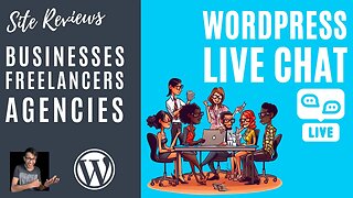 Monday 19th June - Live Chat - Ask Me Anything, Q&A, Site Reviews with Web Squadron #Wordpress