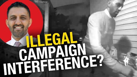 Liberal MP-elect George Chahal under fire after doorbell cam allegedly shows election flyer theft